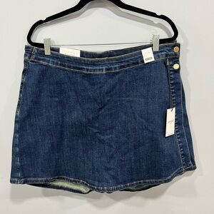 Judy Blue Los Angeles Denim Jean Skorts Sz 3XL Womens Plus Size NWT